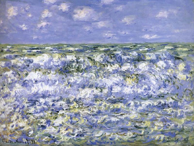 Claude Monet Waves Breaking oil painting image